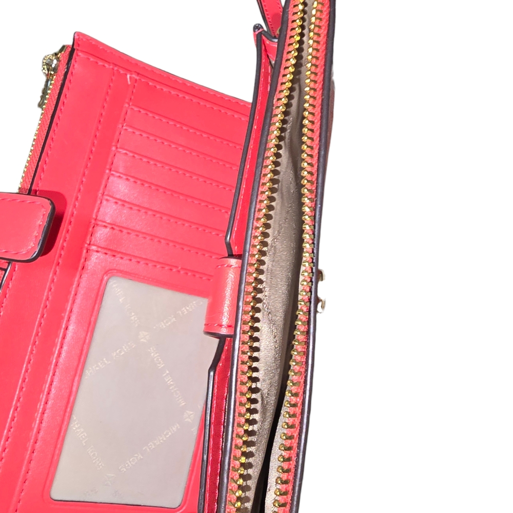 Michael Kors NWT Grapefruit Backpack & Used Wristlet Wallet - Picture 12 of 12